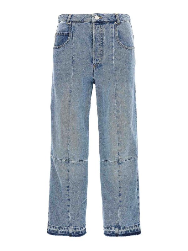 ISABEL MARANT: Bootcut - Bootcut Jeans - Hellblau