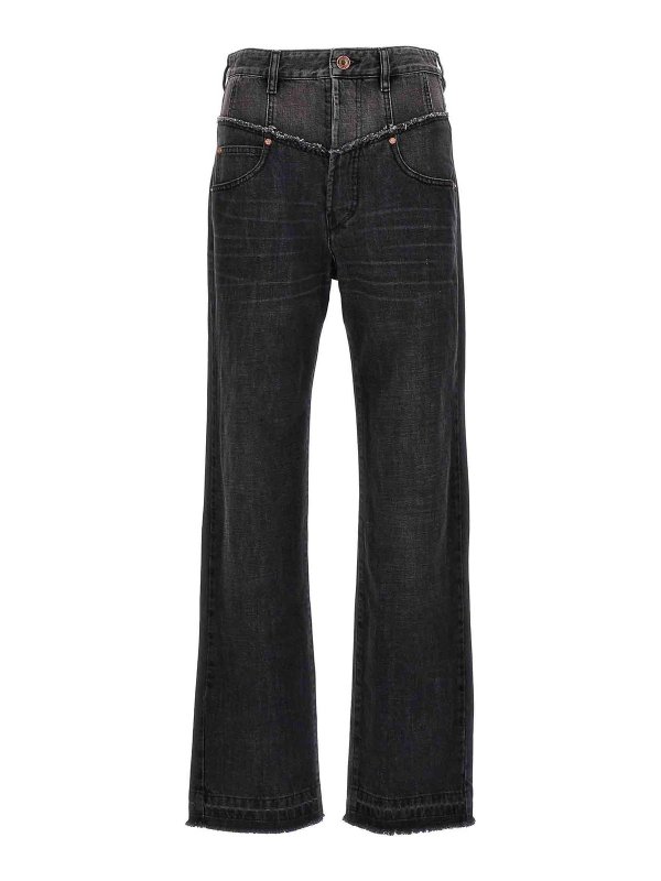 ISABEL MARANT: Bootcut - Bootcut Jeans - Grau