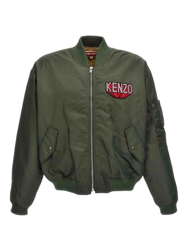 KENZO: Blazer - Blazer - Grün
