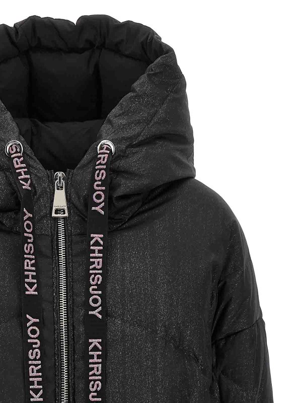 The Best Shops KHRISJOY: padded jackets - puff khris iconic glitter down jacket
