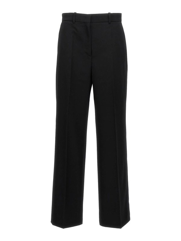 LANVIN: pantaloni casual - Pantaloni a gamba larga