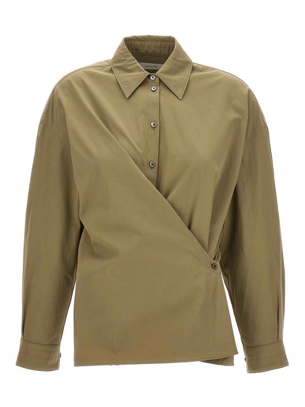 LEMAIRE: Hemden - Hemd - Grün