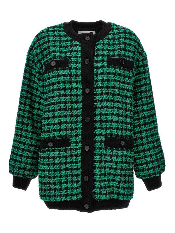 m.s.g.m.: Cardigans - Cardigan - Vert