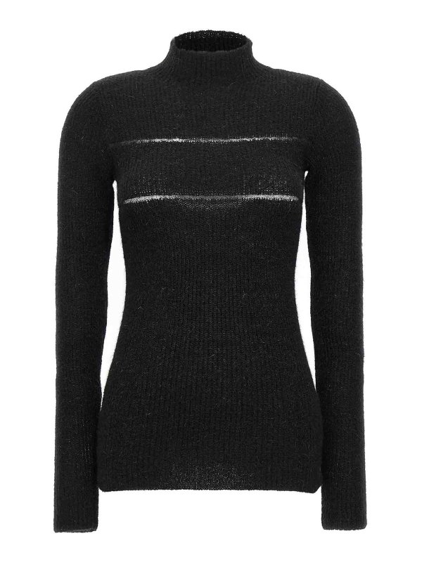 m.s.g.m.: cardigans - Organza insert sweater