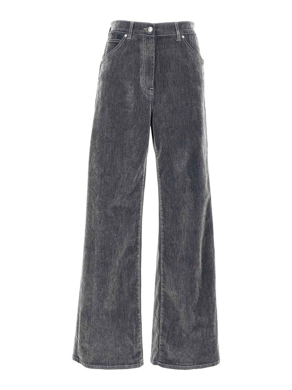 m.s.g.m.: bootcut jeans - Flocked jeans