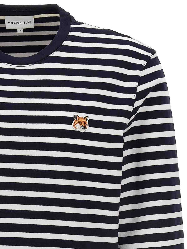 The Best Shops MAISON KITSUNÉ: t-shirt - maglietta con testa di volpe