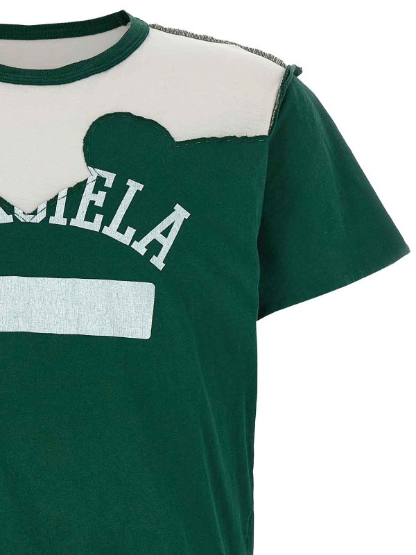 The Best Shops Maison Margiela: t-shirts - western patchwork t-shirt