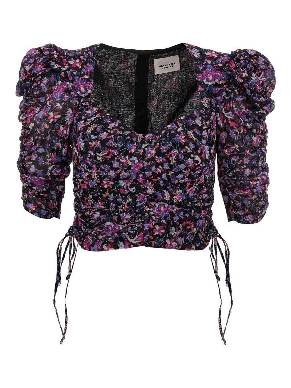 Isabel Marant Etoile: Tops y camisetas sin mangas - Top - Multicolor