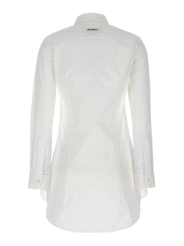 Marni: shirts online - Cut-out collar shirt