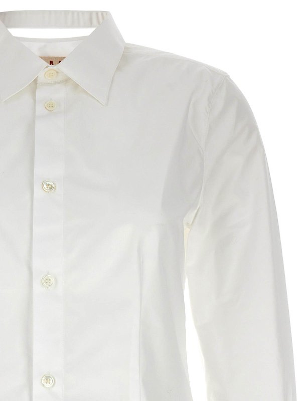 The Best Shops Marni: shirts - Cut-out collar shirt
