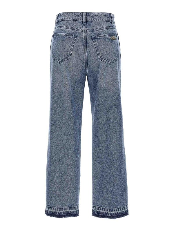 MICHAEL KORS: bootcut jeans online - crop flare jeans