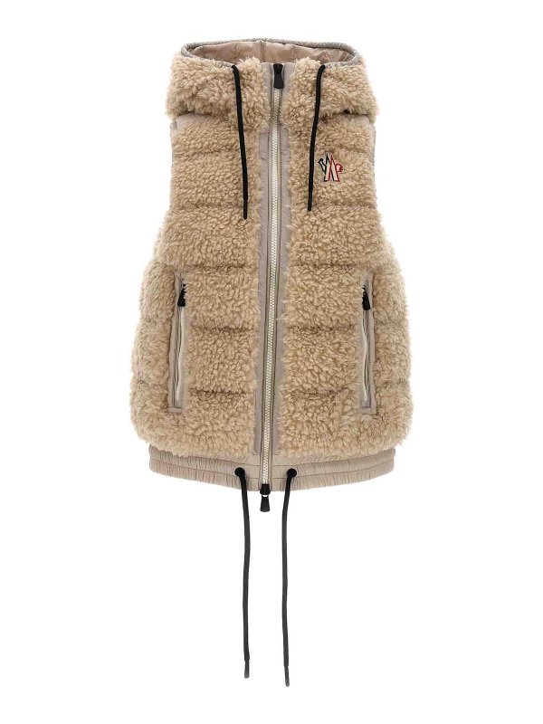 MONCLER: Westen - Weste - Beige