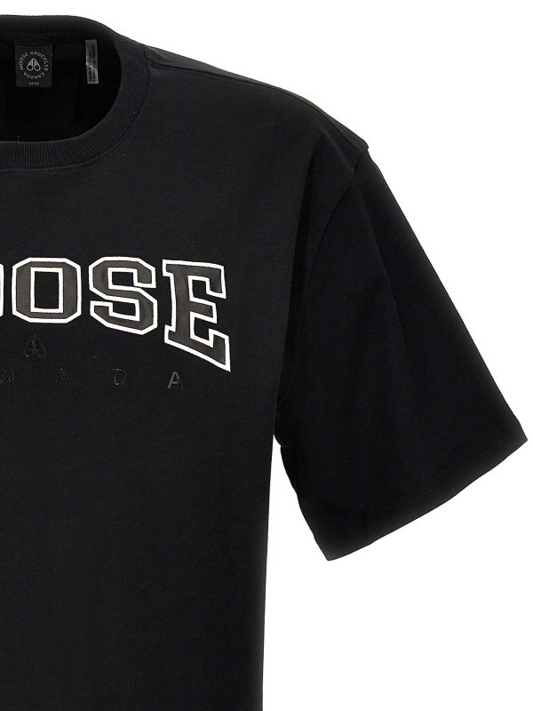 The Best Shops MOOSE KNUCKLES: Camisetas - Camiseta - Negro