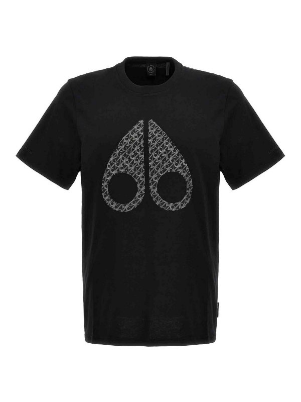 MOOSE KNUCKLES: T-shirts - T-Shirt - Noir