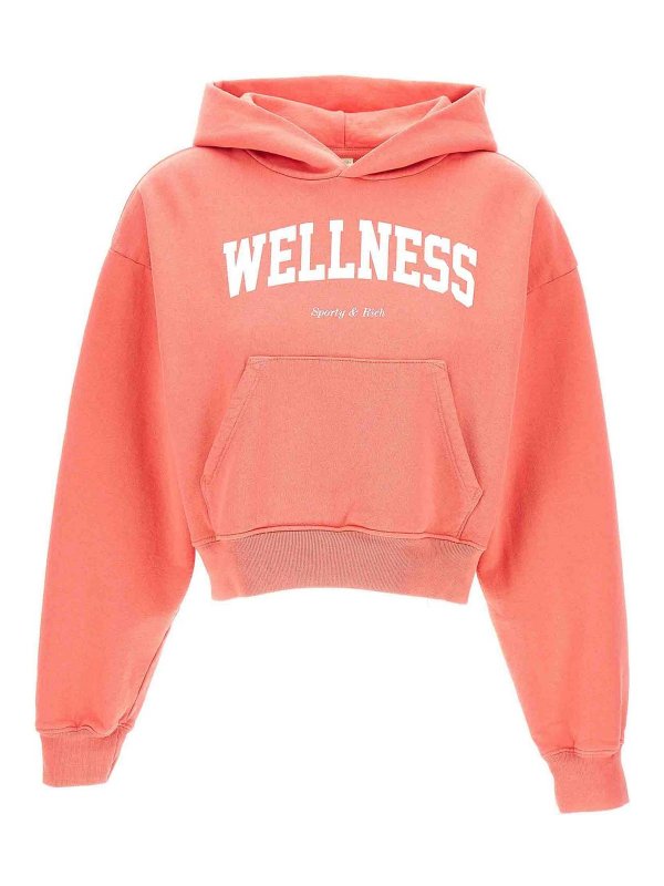 SPORTY & RICH: Felpe e maglie - felpa con cappuccio edera benessere