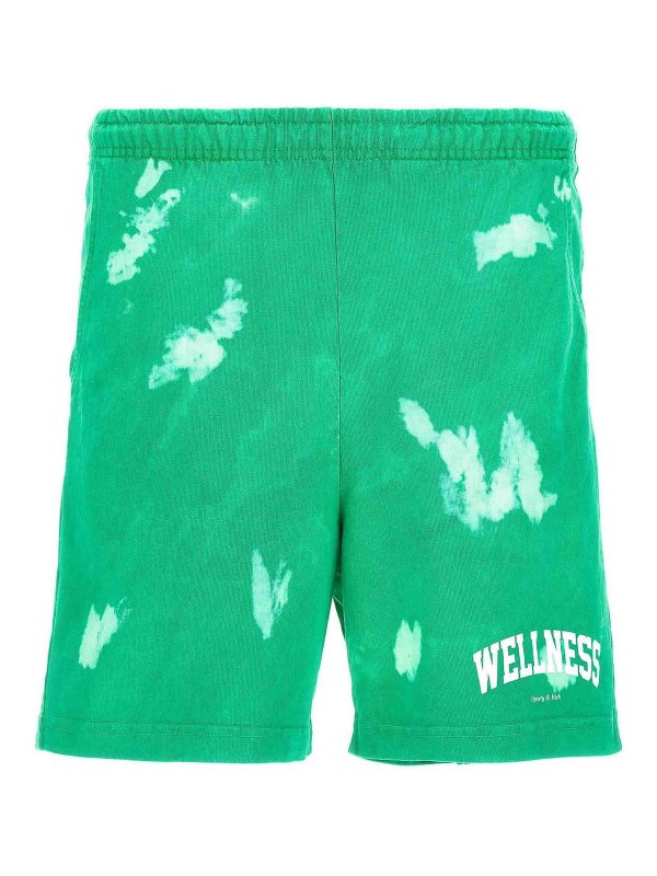 SPORTY & RICH: トラウザーショーツ - ショートパンツ - 緑