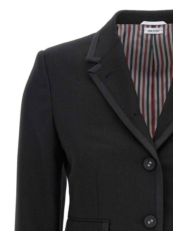 armhole sport blazer shop online: THOM BROWNE