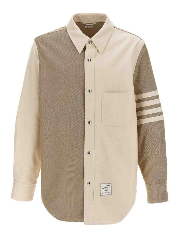 THOM BROWNE: Blusen - Bluse - Beige
