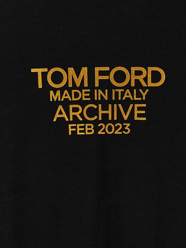 T-Shirt - Noir shop online: TOM FORD