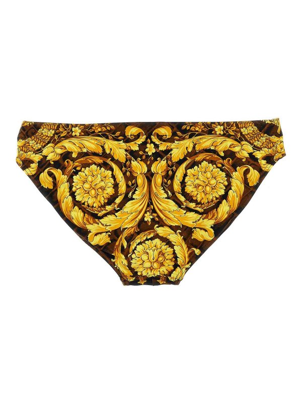 VERSACE: beach accessories online - swim briefs