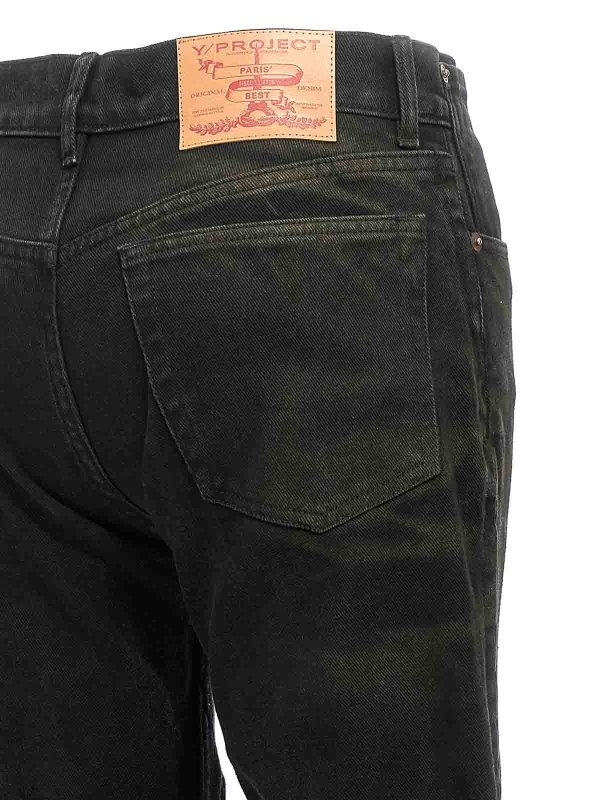 Y/PROJECT buy online hook and eye jeans