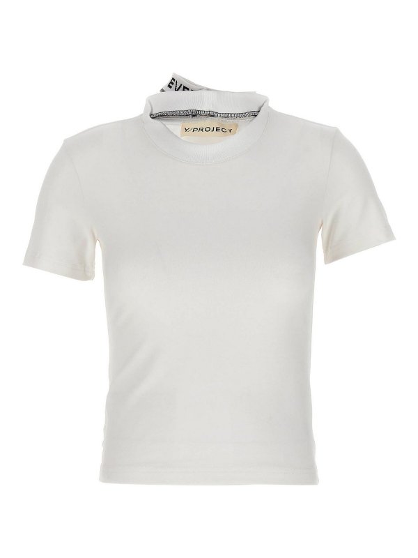 Y/PROJECT: T-shirts - T-Shirt - Weiß