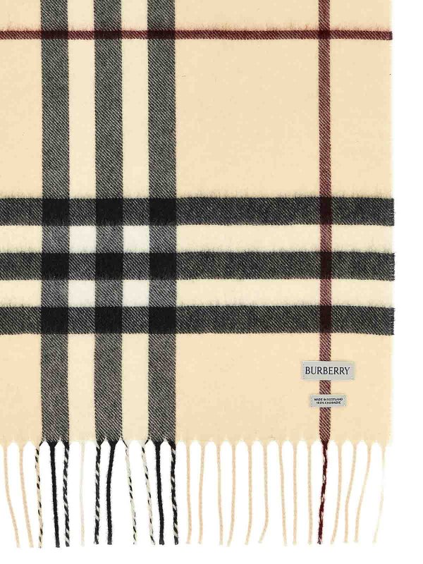BURBERRY: scarves online - Check scarf
