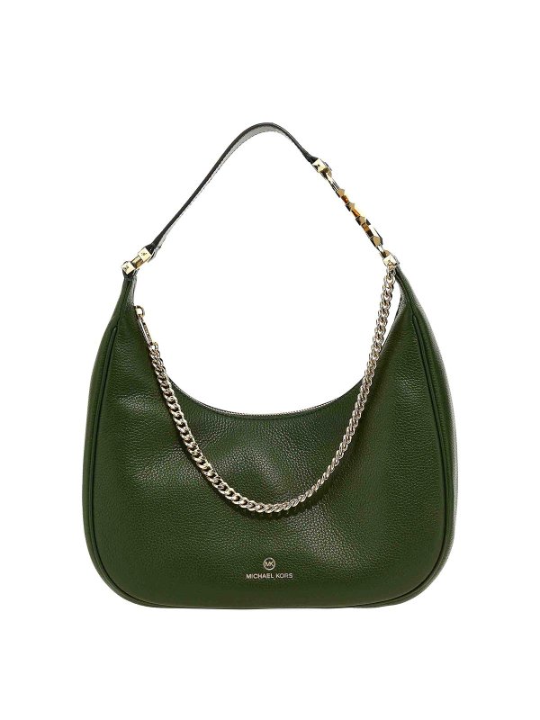 MICHAEL KORS: shoulder bags - Logo leather shoulder bag