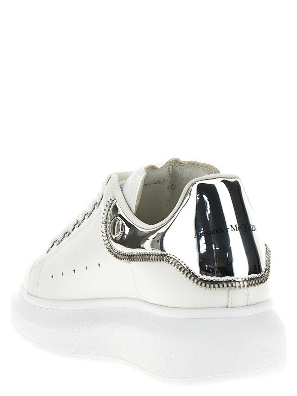 ALEXANDER MCQUEEN: Chaussures de sport online - Baskets - Argent