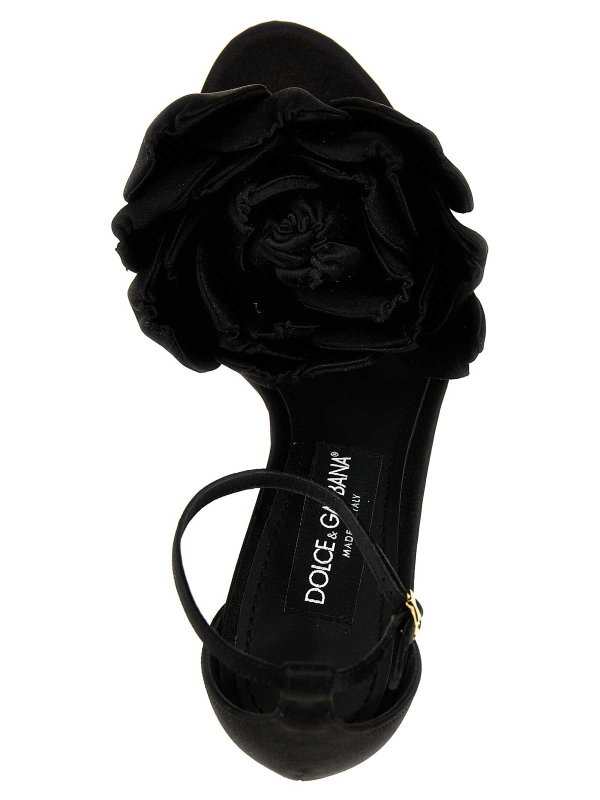 The Best Shops DOLCE & GABBANA: sandals - Keira satin heel sandals