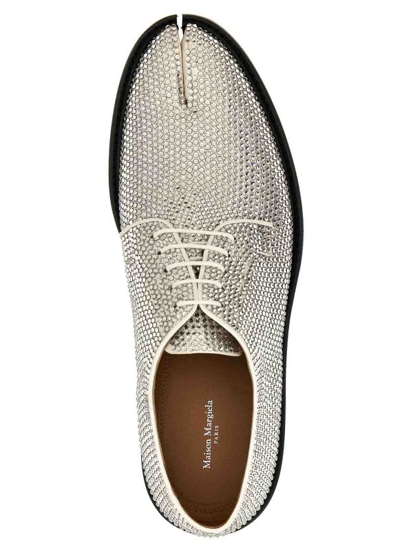 The Best Shops Maison Margiela: Chaussures à lacets - Chaussures À Lacets - Argent