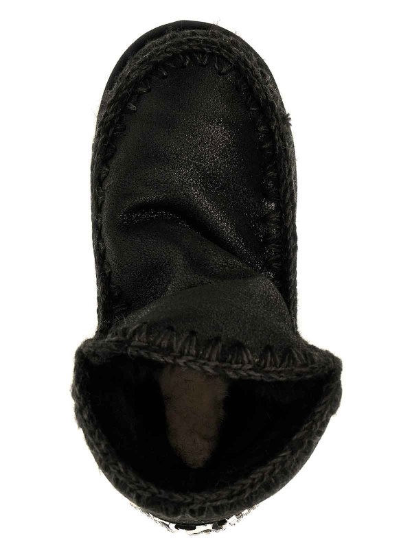 The Best Shops MOU: tronchetti - eskimo 18 rhinestone logo ankle boots