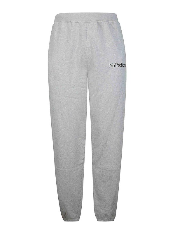 ARIES: スウェットパンツ - トラックスーツ ボトムス - ライトグレー