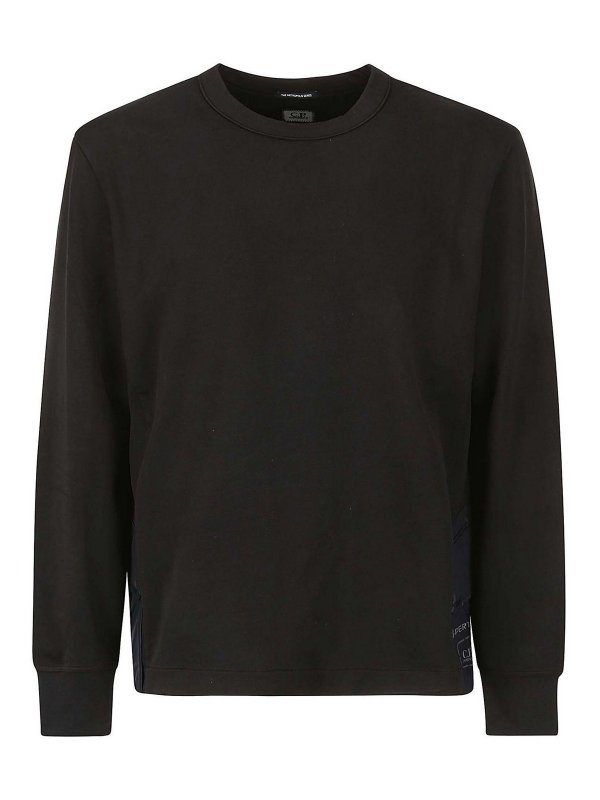 C.P. COMPANY: Sweatshirts & Sweaters - Mixed Pocket Sweatshirt