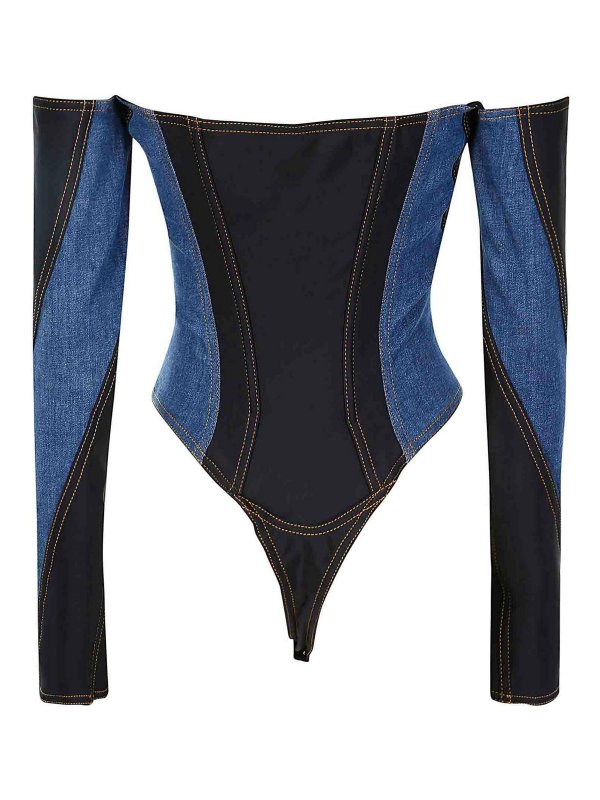 MUGLER: Top e canotte online - Vestito midi