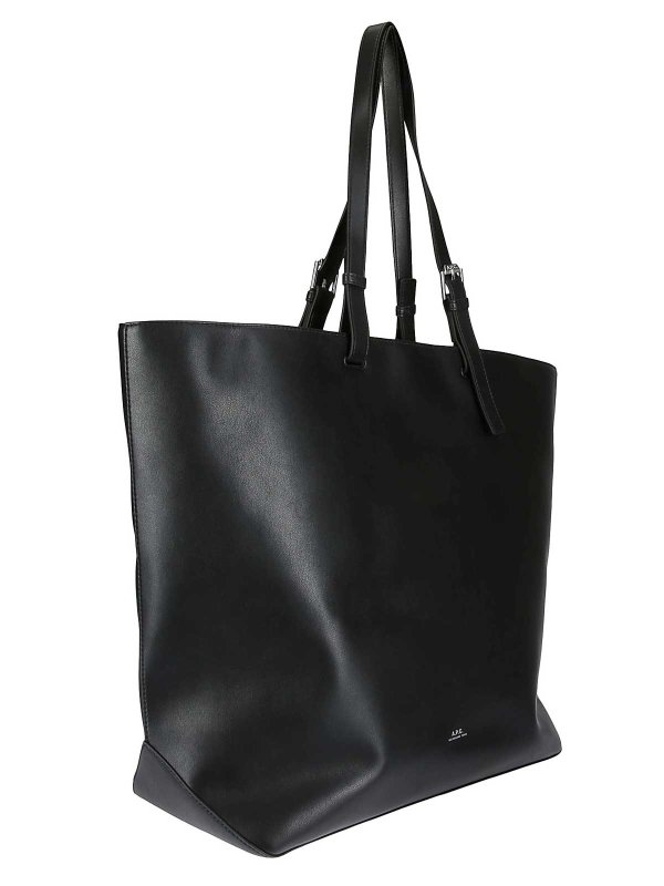 A.P.C Nino shipping tote / black-