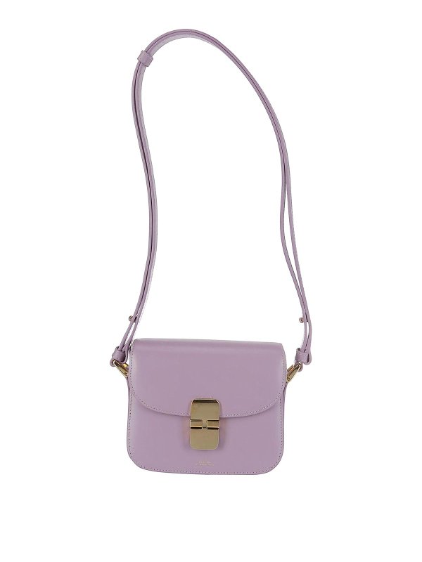 A.P.C.: Handtaschen - Shopper - Silber