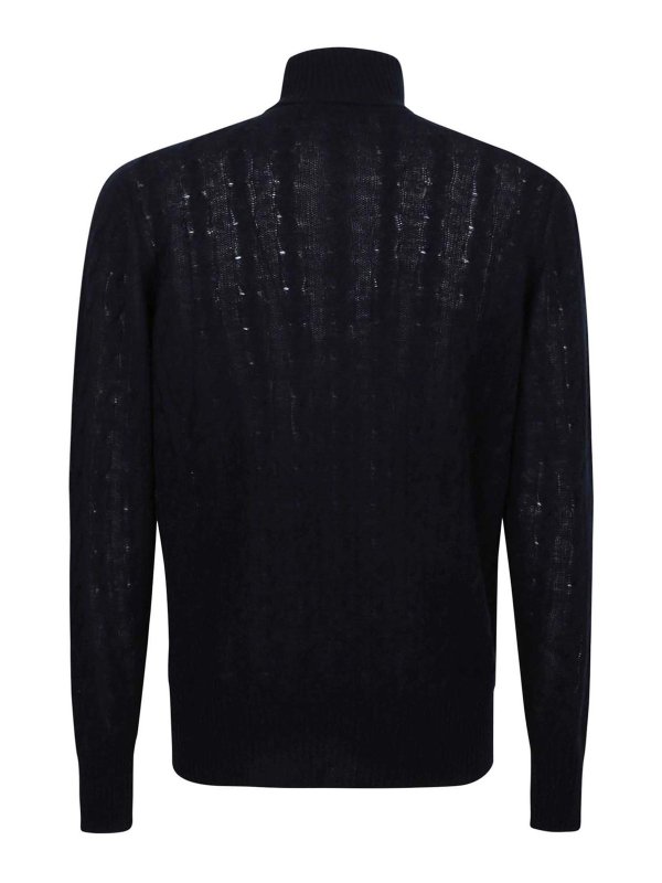 ETRO: Cuellos altos y polos online - Suéter Con Cuello Alto - Azul