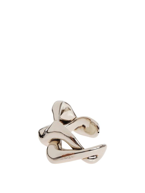 ALEXANDER MCQUEEN: ブレスレット＆バングル - ブレスレット/バングル - 銀