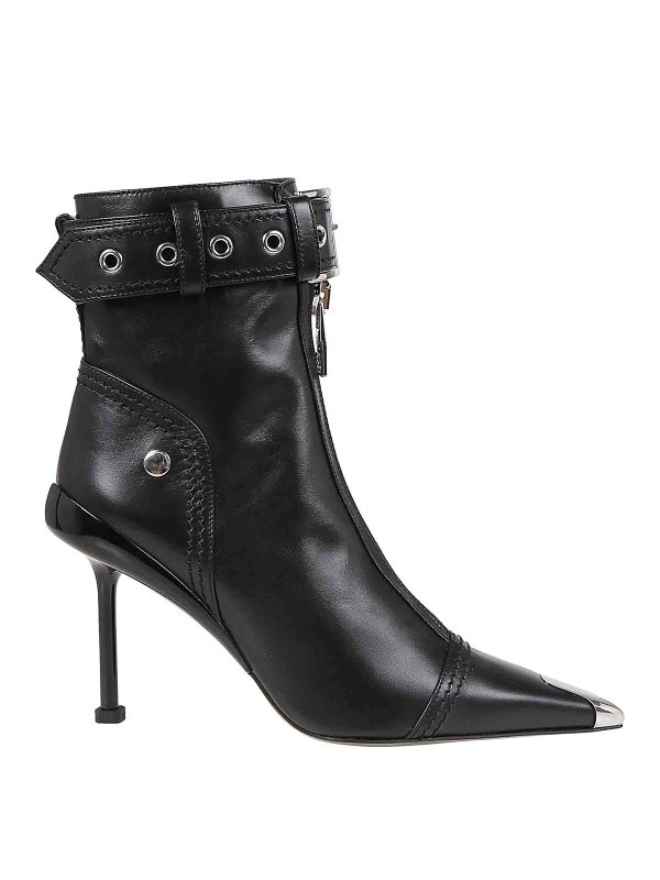 ALEXANDER MCQUEEN: クラッシックシューズ - クラシックシューズ - 黒