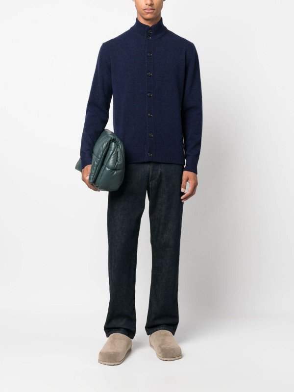 ALTEA: cardigans online - Turtle-neck cardigan