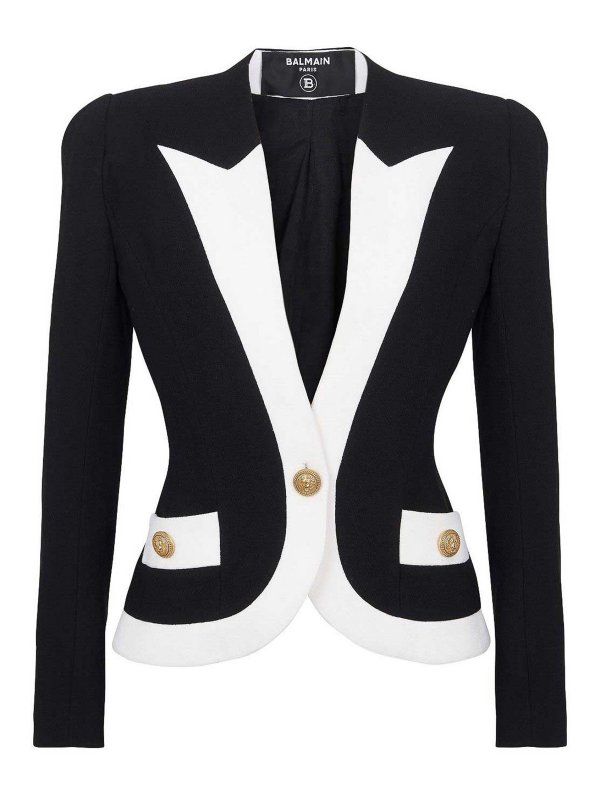 Balmain: Blazer - Blazer - Schwarz