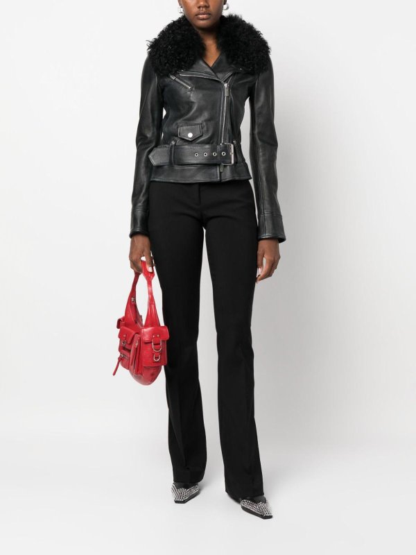 BLUMARINE: casual jackets online - Leather jacket