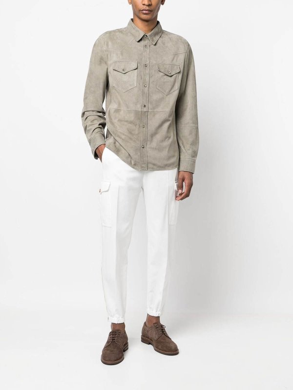 BRUNELLO CUCINELLI: カジュアルトラウザー online - ショートパンツ - 白