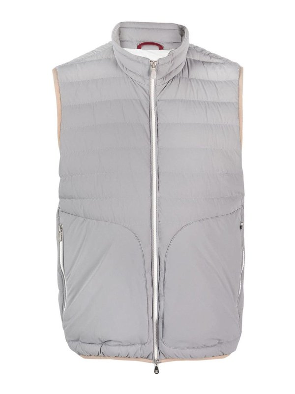 BRUNELLO CUCINELLI: Chalecos - Chaleco - Gris