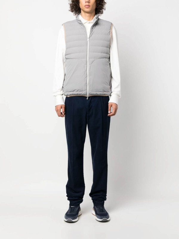 BRUNELLO CUCINELLI: Chalecos online - Chaleco - Gris