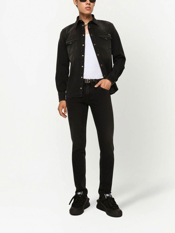 シャツ - 黒 shop online: DOLCE & GABBANA