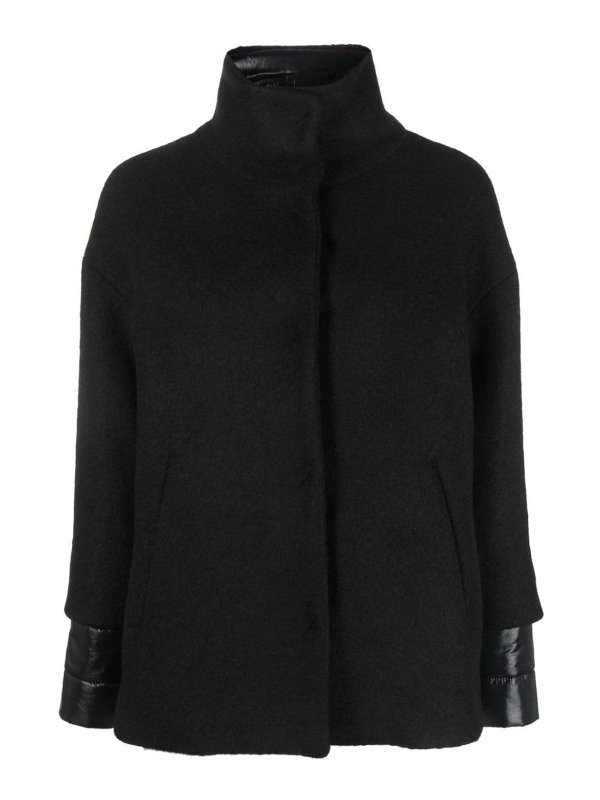 HERNO: blazers - `new curly` cape