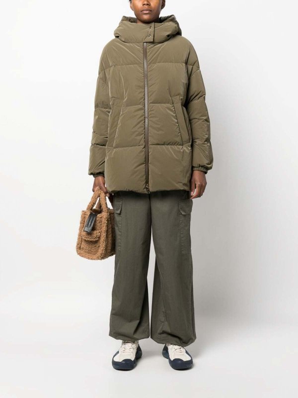 HERNO: casual jackets online - `mat glaze` padded jacket