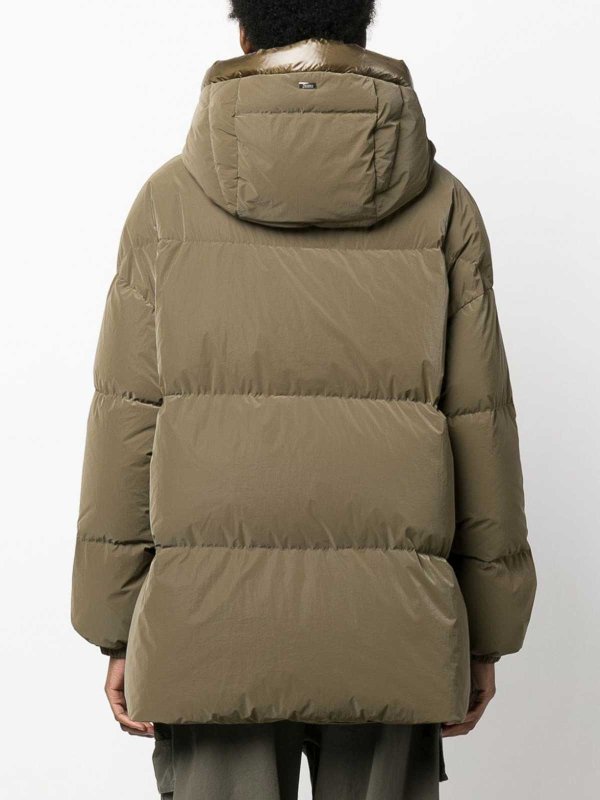 `mat glaze` padded jacket shop online: HERNO